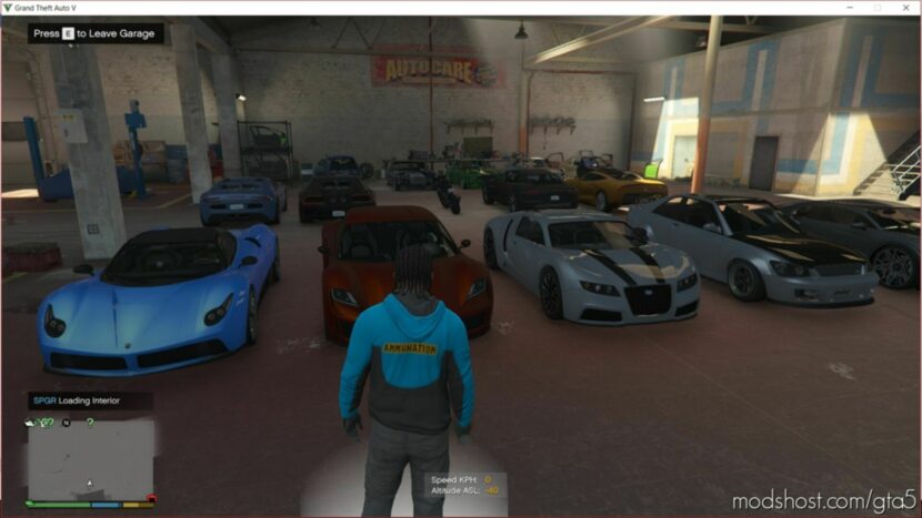 GTA 5 Script Mod: Single Player Garage Reloaded (Spgr) V10.0 (Featured)