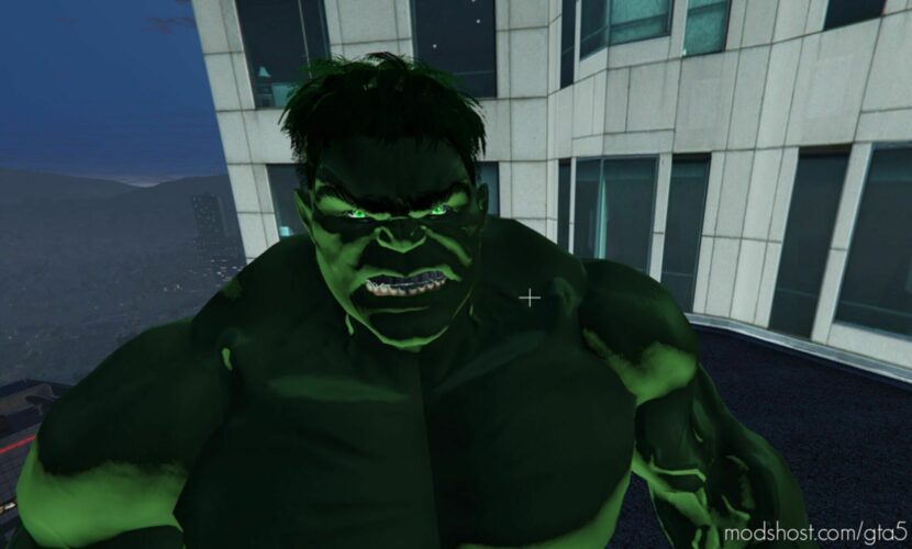 GTA 5 Player Mod: Hulk Deluxe V2.0 Addon PED (Featured)