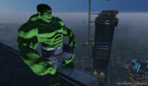 GTA 5 Player Mod: Hulk Deluxe V2.0 Addon PED (Image #2)