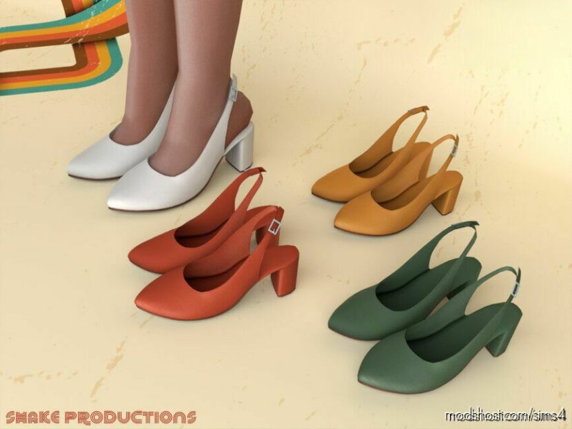 Sims 4 Female Shoes Mod: Simxties High Heels 1 (Featured)