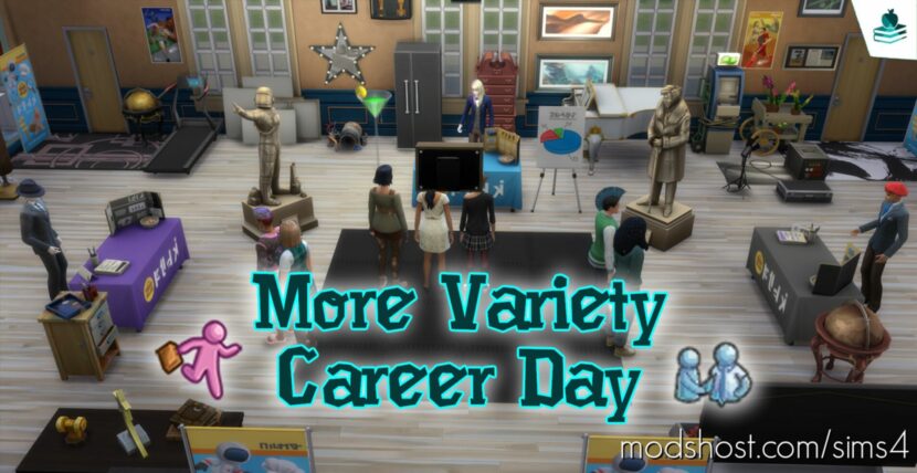 Sims 4 Mod: More Variety Career Day (Featured)