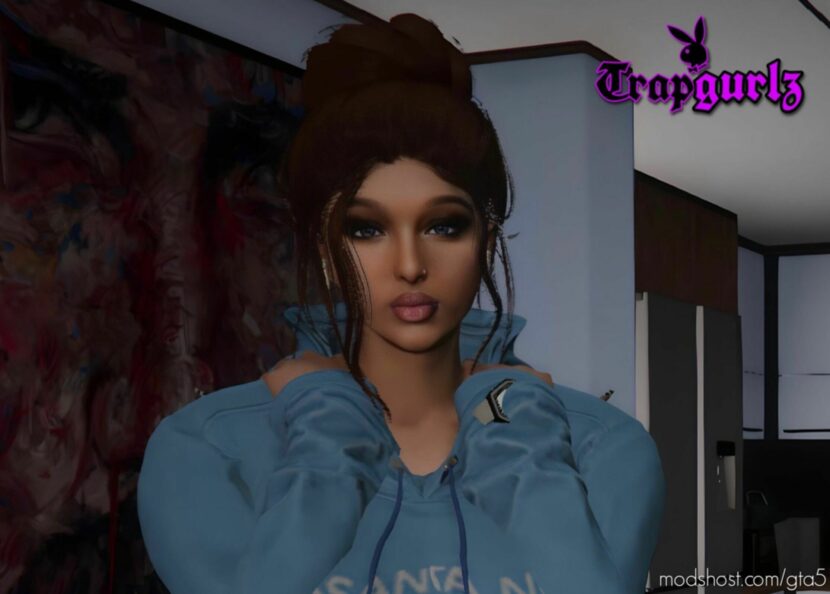 GTA 5 Player Mod: Snow Bunny Face Mp/Sp Female Face (Featured)