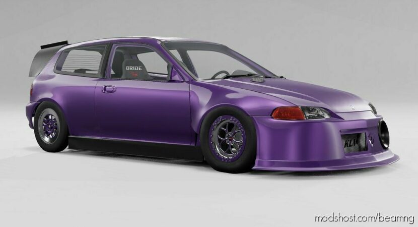 BeamNG Honda Car Mod: Civic EG6 V1.5 0.28 (Featured)