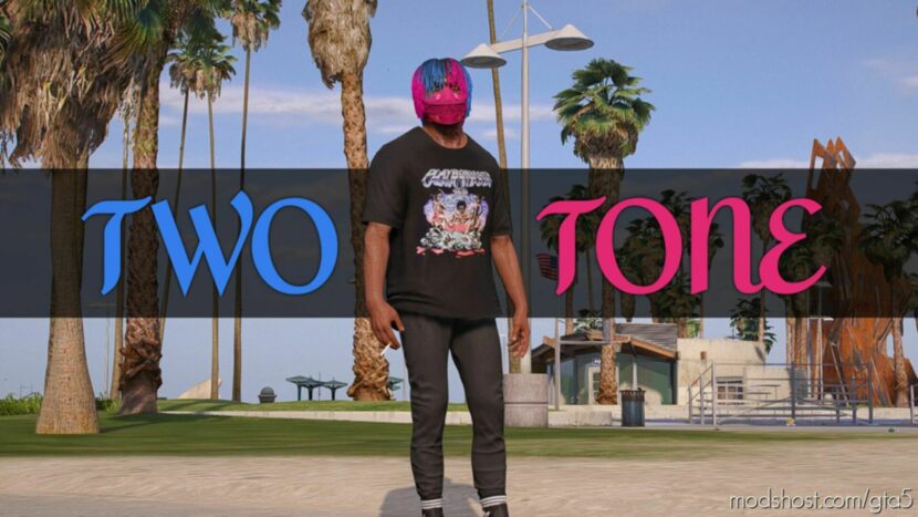 GTA 5 Player Mod: 2 Tone Dreads (Featured)