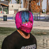 GTA 5 Player Mod: 2 Tone Dreads (Image #4)