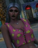 GTA 5 Player Mod: Bunny Shirt For MP Female (Image #2)