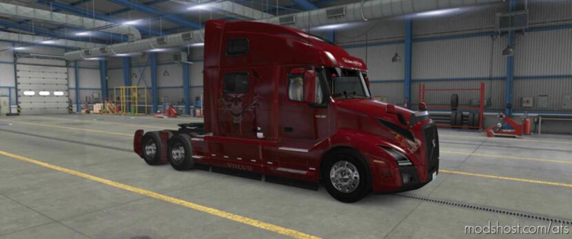 ATS Volvo Mod: 2018 Volvo 860 RED Skin 1.47 (Featured)