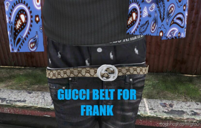 GTA 5 Player Mod: Gucci Belt For Frank (Featured)