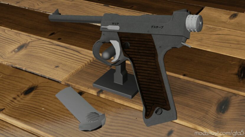 GTA 5 Weapon Mod: Nambu Pistol (Type 14) (Featured)