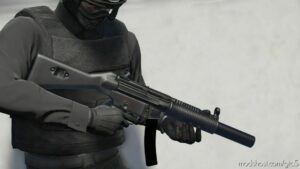 GTA 5 Weapon Mod: Mp5Sd From MW 2019 Animated (Image #2)