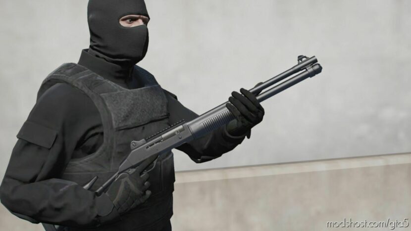 GTA 5 Weapon Mod: Benelli M1014 Animated (Featured)