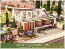 Sims 4 House Mod: Green Valley Family Time NO CC (Featured)