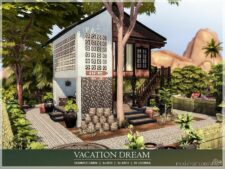 Sims 4 House Mod: Vacation Dream NO CC (Featured)