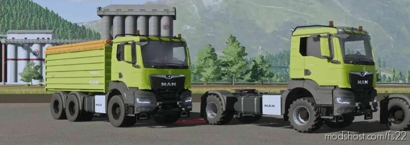 FS22 MAN Truck Mod: TG3 Pack By Kradel Update V1.1 (Featured)