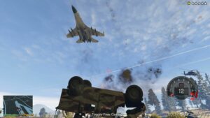 GTA 5 Script Mod: Airforce Intercept When Wanted W/ Sixstar Support! (Image #2)