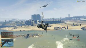 GTA 5 Script Mod: Airforce Intercept When Wanted W/ Sixstar Support! (Image #5)