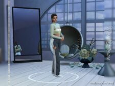 Sims 4 Teen Clothes Mod: Gabriella Jeans (Image #2)