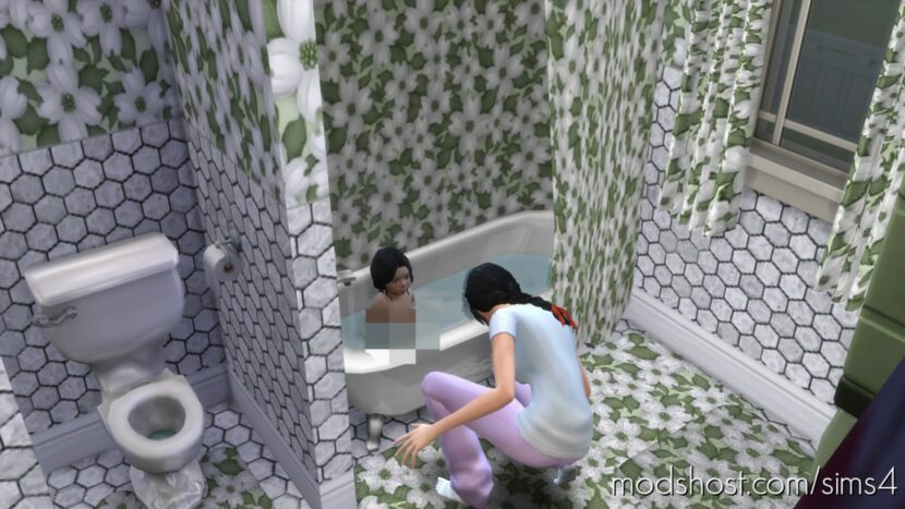 Sims 4 Mod: Infant Toddler No Diaper Bathing (Featured)