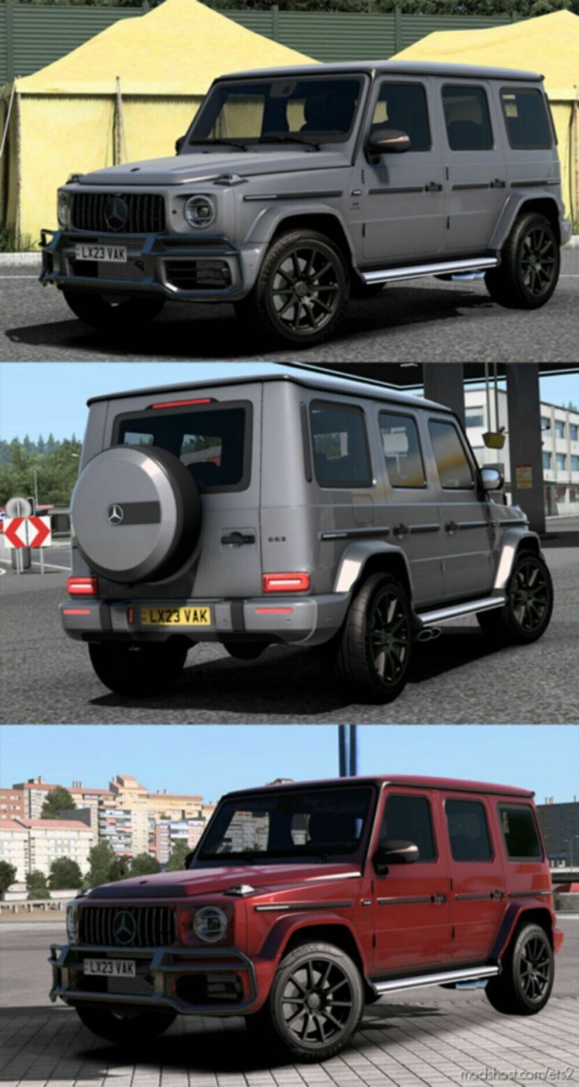 ETS2 Mercedes-Benz Car Mod: W463 2022 G63 AMG 1.47 (Featured)