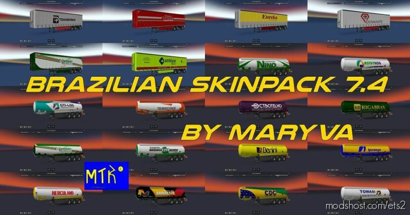 ETS2 Brazil Mod: ian Skin Pack V7.4 (Featured)