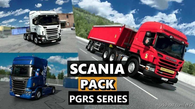 ETS2 Scania Truck Mod: P-G-R And Streamline Series Pack V1.2 (Featured)