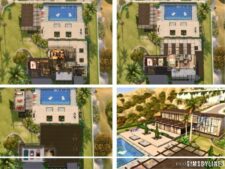 Sims 4 House Mod: Eccentric Mansion No CC (Image #7)