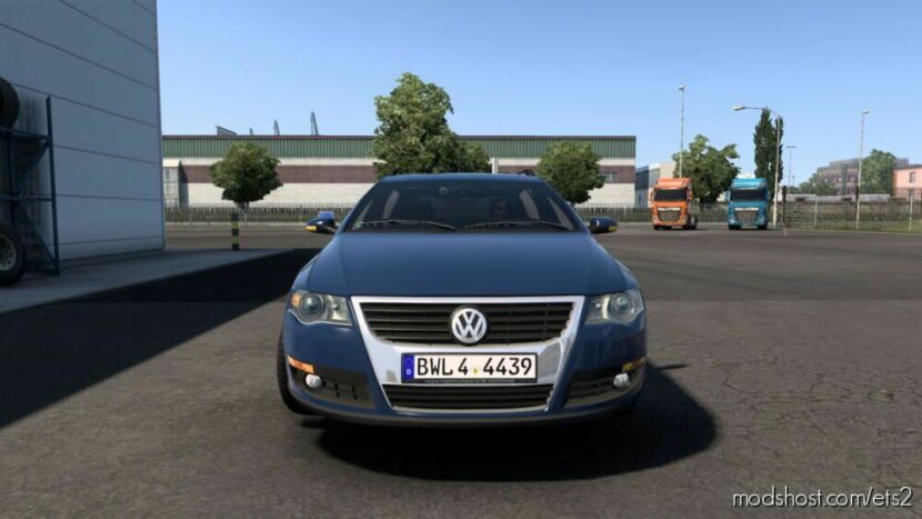 ETS2 Volkswagen Car Mod: Passat B6 Variant Update 1.47 (Featured)