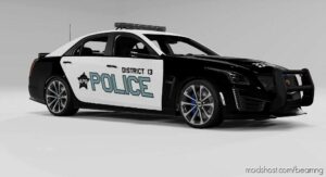 BeamNG Cadillac Car Mod: CTS-V V1.1 0.28 (Image #2)