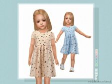 Sims 4 Kid Clothes Mod: YVA Dress (Featured)