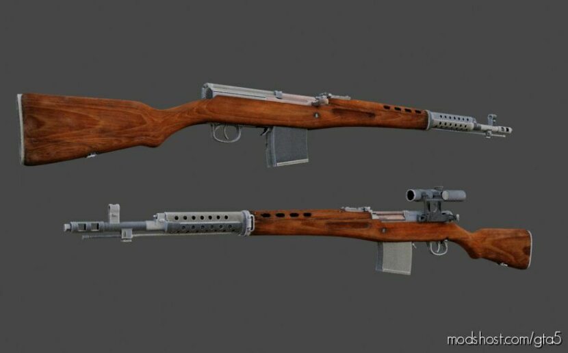 GTA 5 Weapon Mod: SVT-40 (Featured)