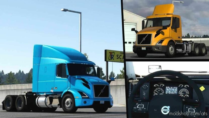 ATS Volvo Truck Mod: VNR 2018 V1.32 1.47 (Featured)