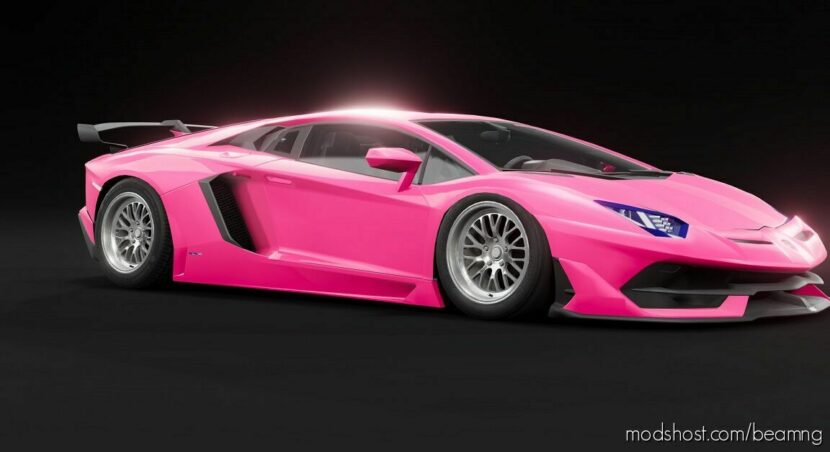 BeamNG Lamborghini Car Mod: Aventador V1.3.2 0.28 (Featured)