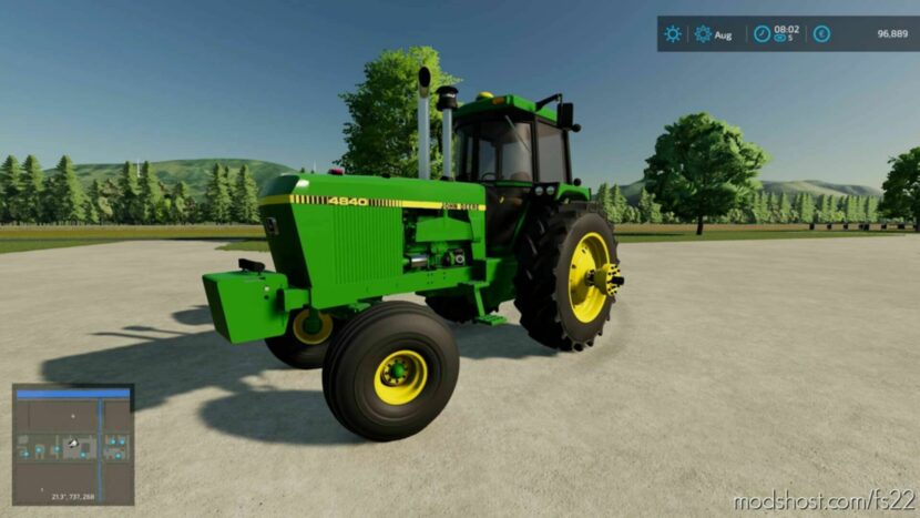 FS22 John Deere Tractor Mod: TNM22 John Deere 4840 (Featured)