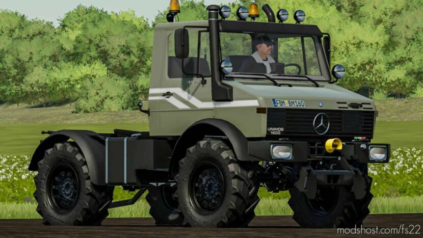 FS22 Unimog Truck Mod: Mercedes-Benz Unimog V1.2 (Featured)