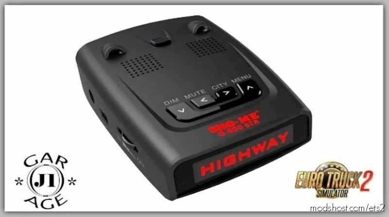 ETS2 Mod: Radar Detector + Language Package V2.0.7 (Featured)