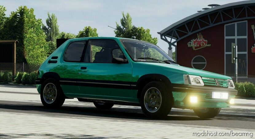 BeamNG Peugeot Car Mod: 1988-1994 Peugeot 205 V1.1 0.28 (Featured)