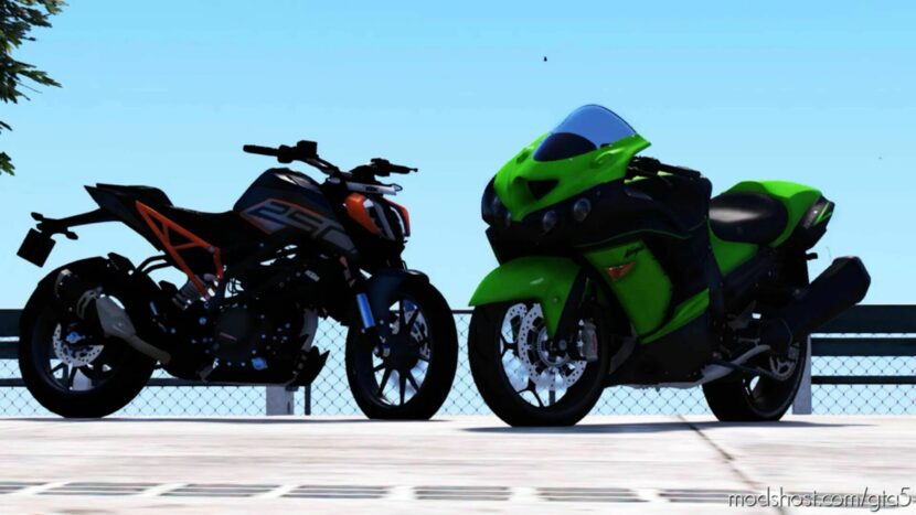 GTA 5 Vehicle Mod: Kawasaki Ninja ZX14R 2018 Add-On/Tuning (Featured)