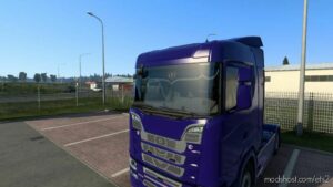 ETS2 Scania Part Mod: WOW Alliance Curtains Scania (Image #2)