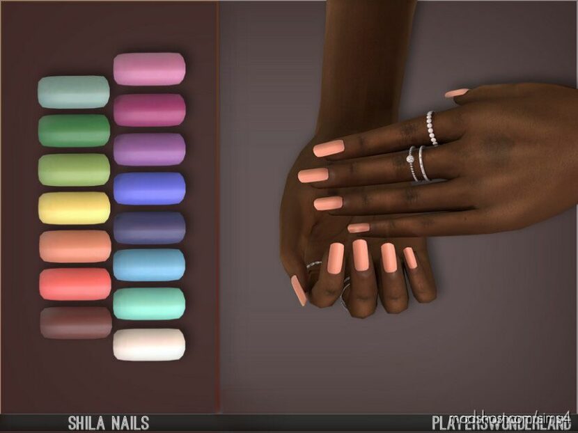 Sims 4 Female Accessory Mod: Shila Nails (Featured)