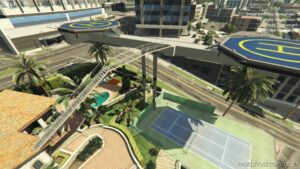 GTA 5 Mod: Helipad For Michael House Ymap V2.0 (Image #5)