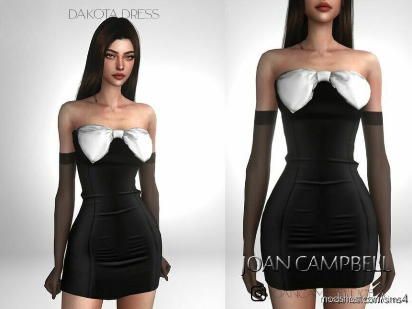 Sims 4 Adult Clothes Mod: Dakota Dress (Featured)