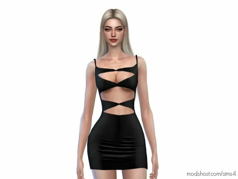 Sims 4 Female Clothes Mod: Adeline Dress (Featured)