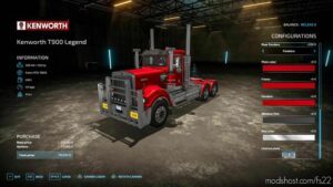 FS22 Kenworth Truck Mod: T900 V1.1 (Image #4)