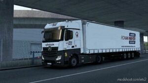 ETS2 Mercedes-Benz Truck Mod: Mercedes Benz NEW Actros Update 2 V0.32OB (Image #2)