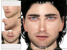 Sims 4 Male Hair Mod: Beard N115 (Featured)