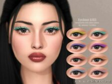 Sims 4 Eyeliner Makeup Mod: A103 (Featured)