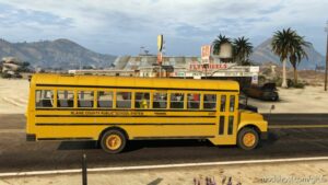 GTA 5 Vehicle Mod: Brute School BUS & Derby BUS Add-On | Liveries | Template | Sound | Custom Shards V1.1 (Image #4)