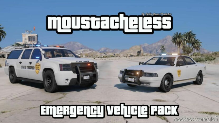 GTA 5 Mod: Moustacheless Emergency Vehicle Pack V1.0 Beta (Featured)