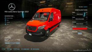 FS22 Mercedes-Benz Vehicle Mod: Sprinter (Image #3)