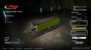 FS22 Fliegl Trailer Mod: ASS 298 Tridem V1.0.0.5 (Image #2)